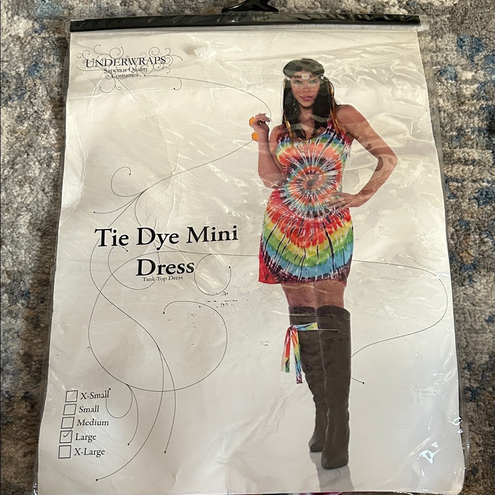 Underwraps Tie Dye Mini Dress